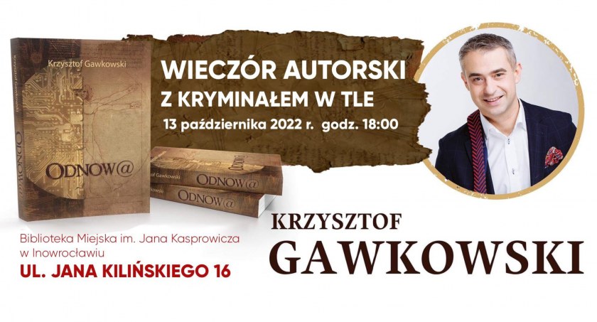 Wieczór autorski z powieścią kryminalną