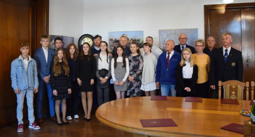 Inowrocławscy sportowcy z wizytą u prezydenta
