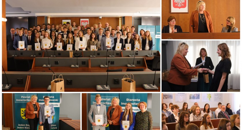 47 uczniów otrzymało stypendia starosty inowrocławskiego