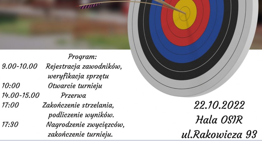 Następcy Robin Hooda będą rywalizować w hali