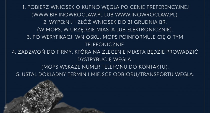 W Inowrocławiu też będzie można taniej kupić węgiel