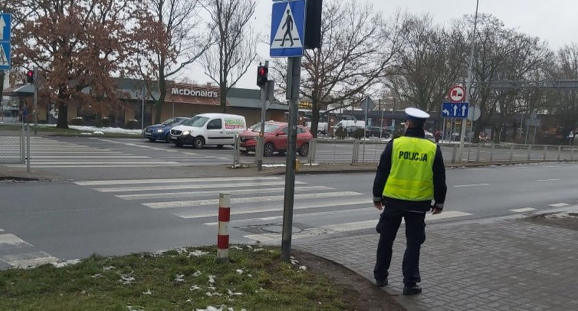 Policja prowadziła działania Pierwszeństwo