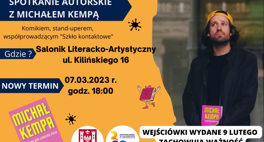 Nowy termin spotkania z Michałem Kempą