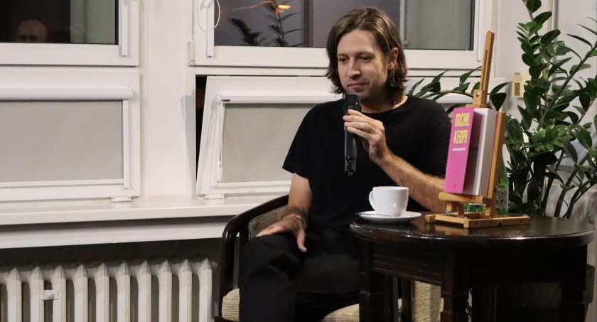 Michał Kempa w Bibliotece Miejskiej