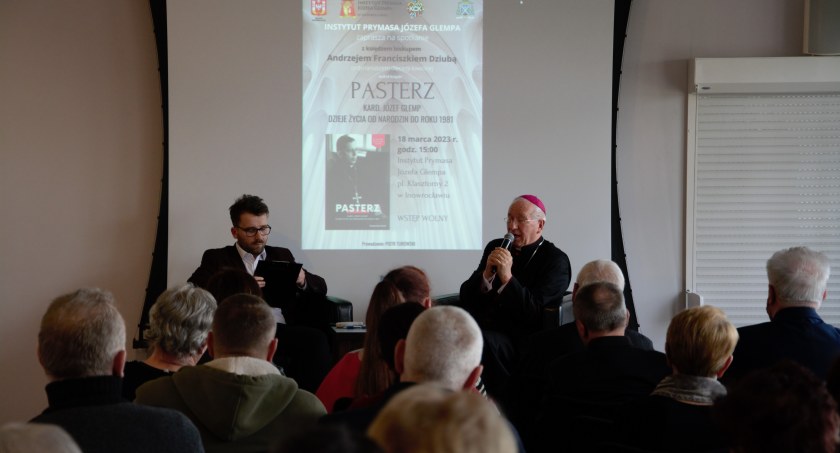 Biskup Andrzej Franciszek Dziuba opowiadał o kard. Józefie Glempie w Instytucie Jego Imienia