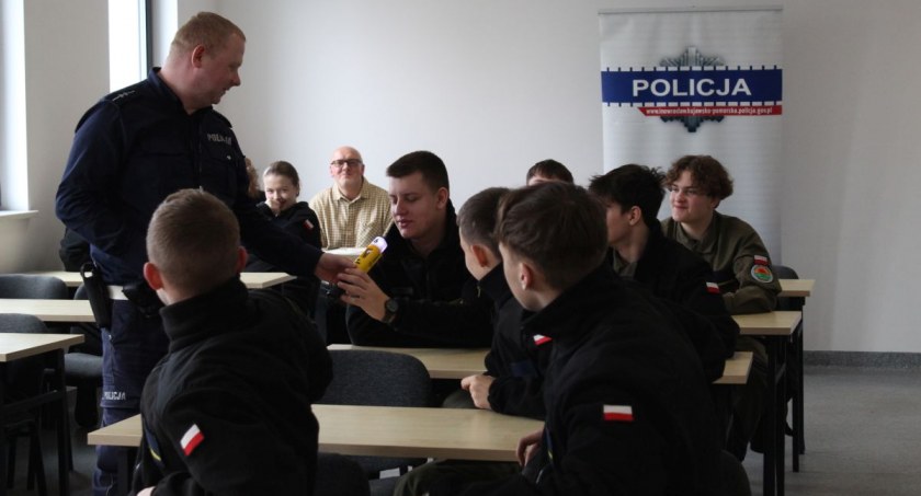 Na Dniach Przedsiębiorczości w inowrocławskiej komendzie