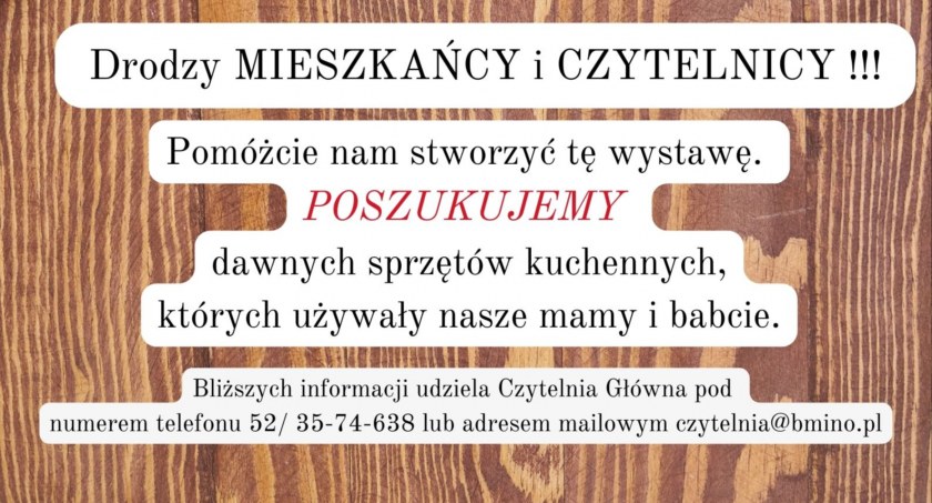 Stwórzmy wspólnie wystawę pt. W dawnej kuchni