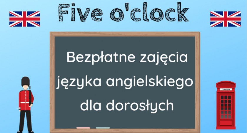 Zajęcia Five o’clock w bibliotece