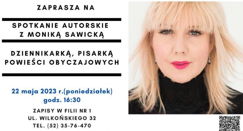 Spotkanie autorskie z Moniką Sawicką w Filii nr 1