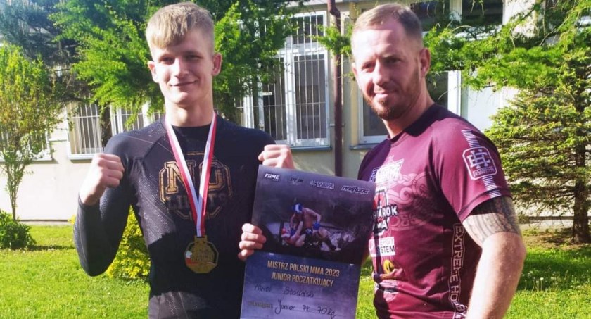 Został Mistrzem Polski MMA