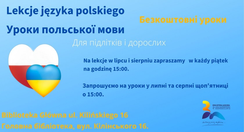 Lekcje języka polskiego przez cały rok