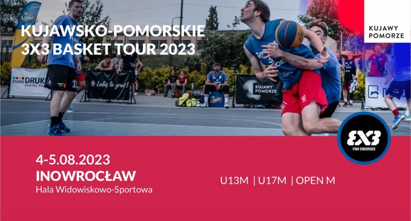 Kujawsko-Pomorskie 3X3 Basket Tour kolejny raz w Inowrocławiu!