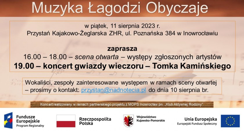 Muzyka Łagodzi Obyczaje na harcerskiej przystani