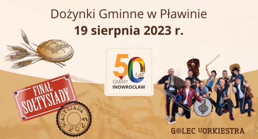 Wybieracie się na Dożynki Gminne w Pławinie?