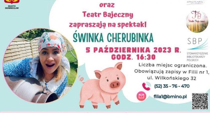 Jesienny teatr o przygodach świnki Cherubinki!