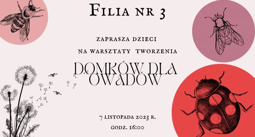 Warsztaty tworzenia domków dla owadów