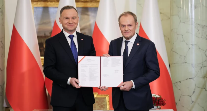 Prezydent Andrzej Duda powołał Donalda Tuska na premiera, a także ministrów jego rządu