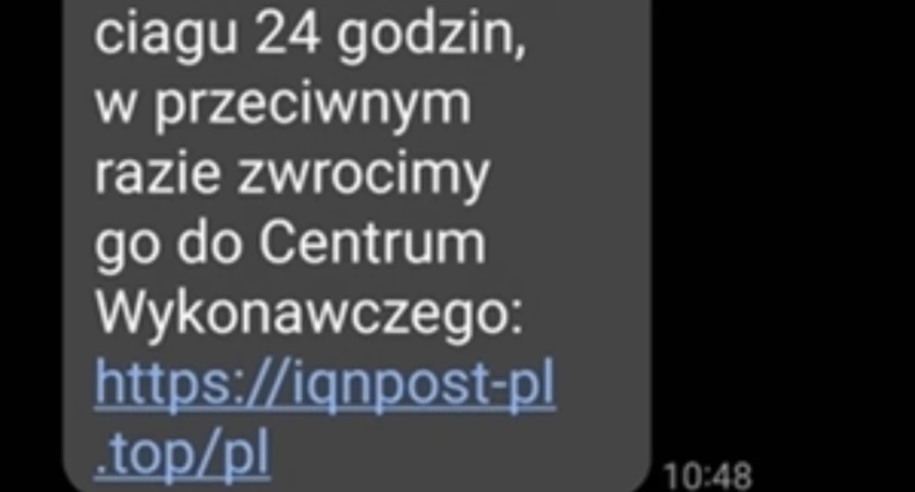 Uważaj na sms-y
