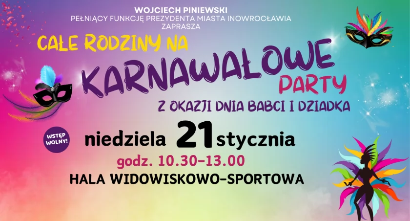 Takiej imprezy jeszcze nie było! Karnawałowe Party