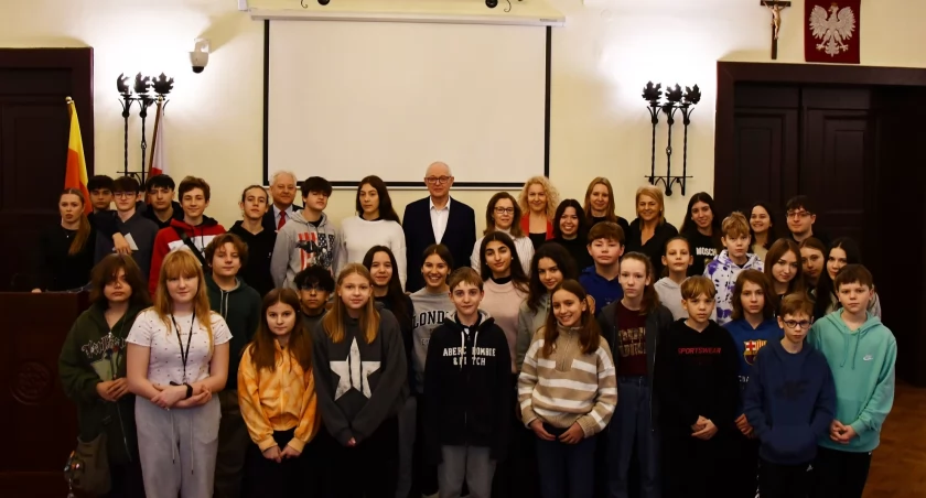 Uczestnicy projektu Erasmus gościli u prezydenta