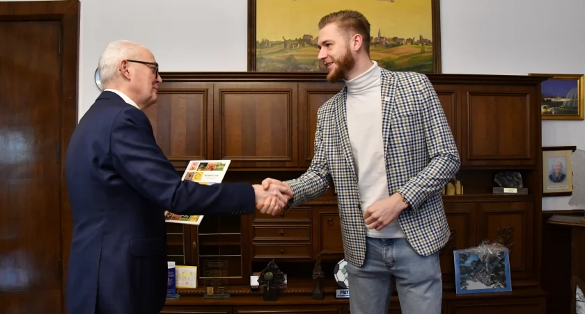 Mistrz Polski gościł u prezydenta