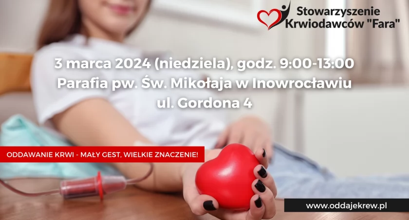 Chcesz oddać krew?