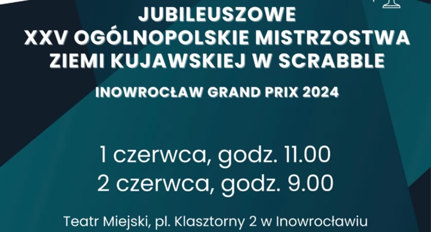 XXV Ogólnopolskie Mistrzostwa Ziemi Kujawskiej w Scrabble Inowrocław Grand Prix 2024