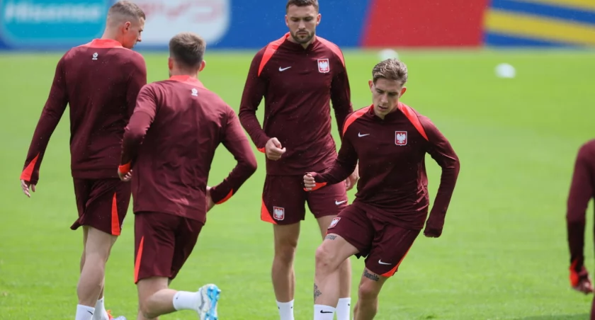 ME 2024 - trening kadry przed wyjazdem do Hamburga, Lewandowski indywidualnie