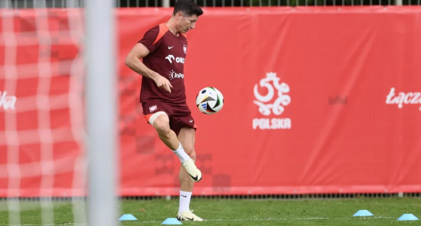 ME 2024 - Lewandowski trenuje już z piłką, lżejszy dzień kadrowiczów