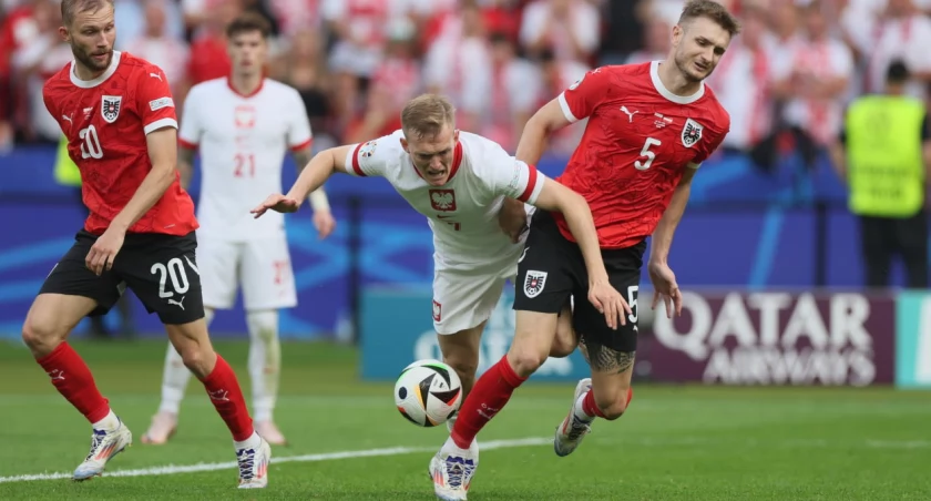 Polska przegrała z Austrią 1:3 w meczu piłkarskich mistrzostw Europy