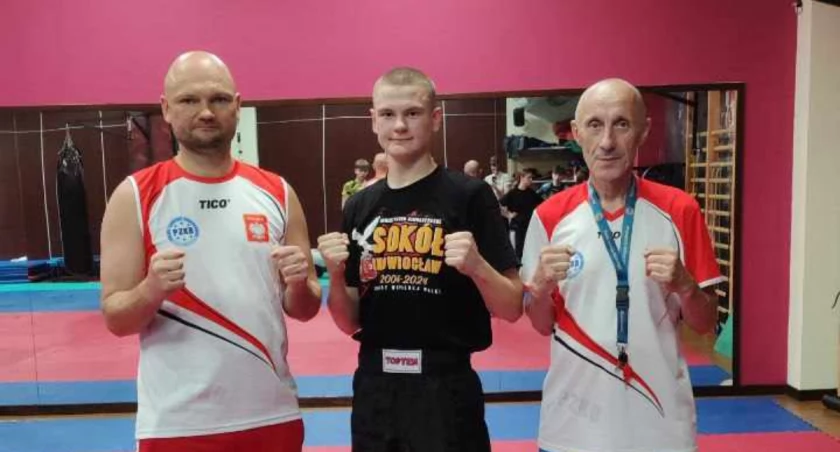 Szymon Strawa z Towarzystwa Gimnastycznego SOKÓŁ Inowrocław na konsultacjach