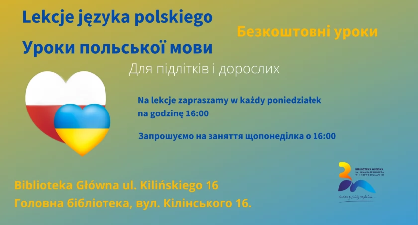 Nauka języka polskiego w bibliotece