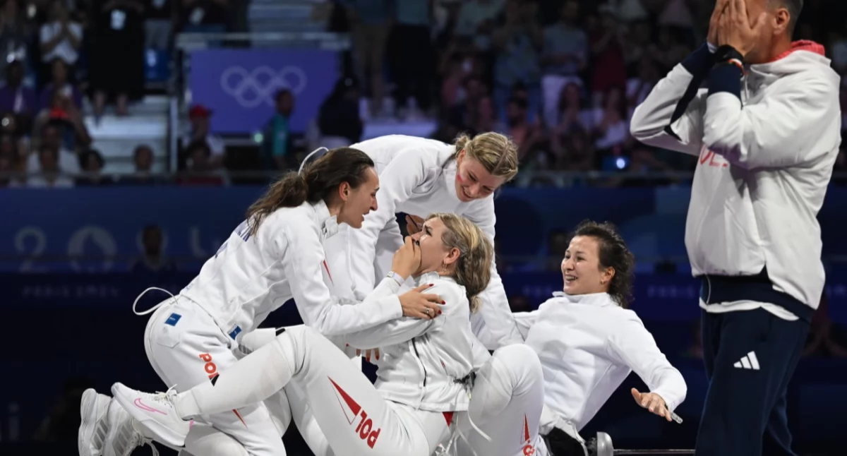 Paryż: szermierka - brązowy medal drużyny polskich szpadzistek
