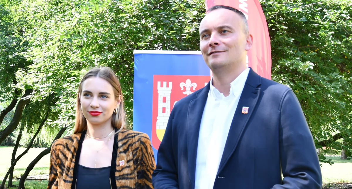 Konferencja pasowa prezydenta Arkadiusza Fajoka