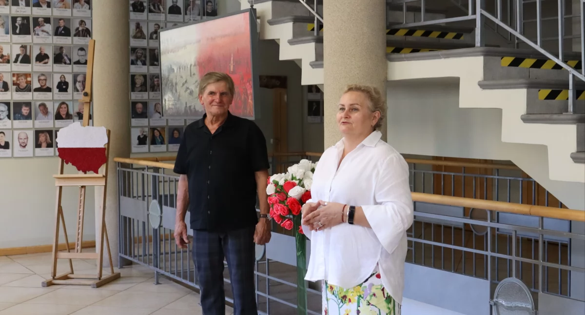 Sztuka i historia w jednym – ekspozycja obrazu Bitwa Warszawska