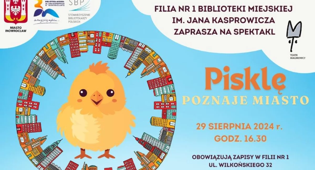Pisklę poznaje miasto
