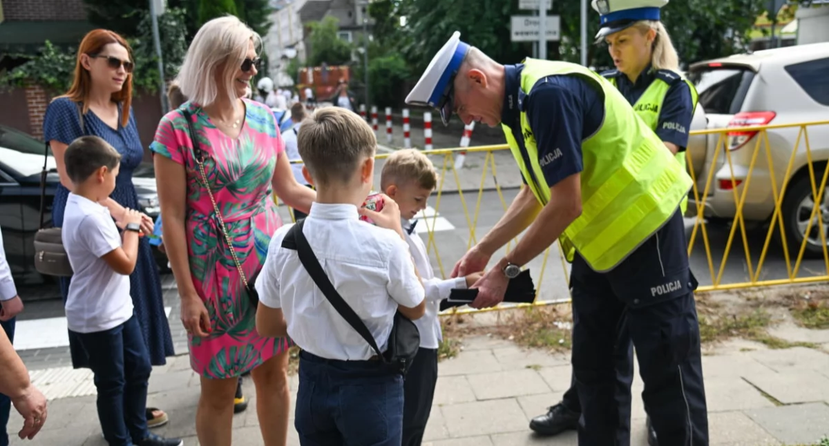 Policja: dziecko, które ukończyło 7 lat może iść samodzielnie do szkoły