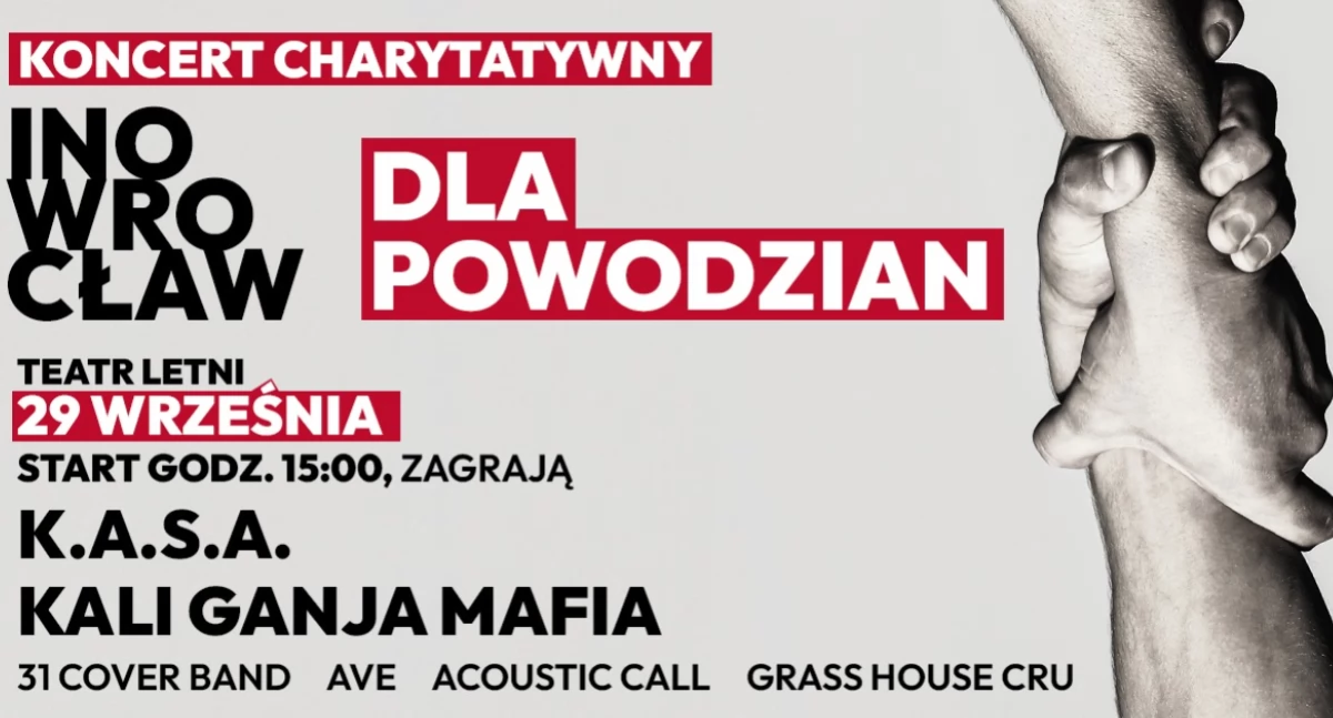 Koncert charytatywny dla powodzian