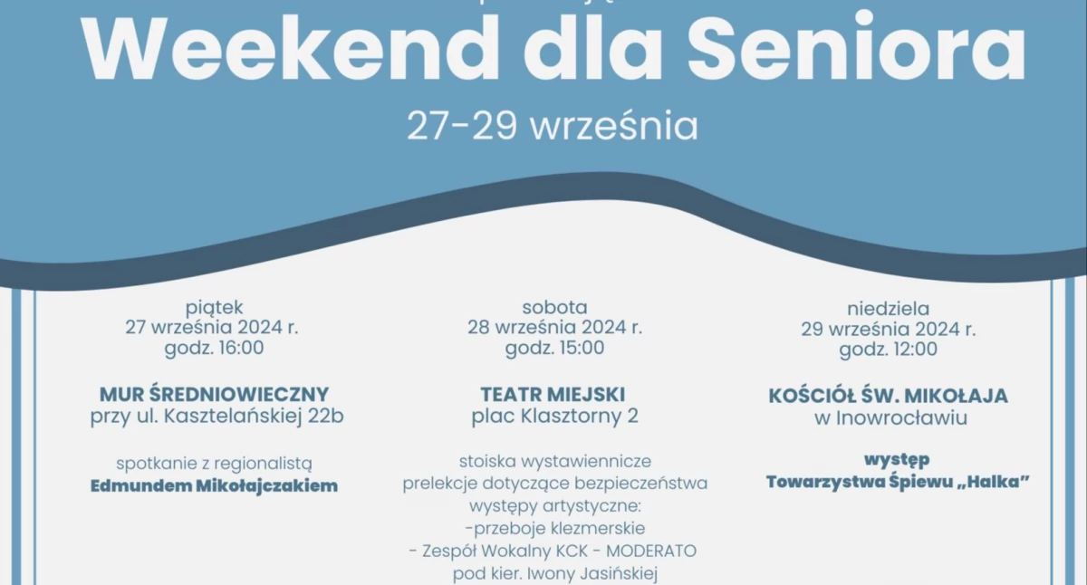To będzie weekend z myślą o seniorach