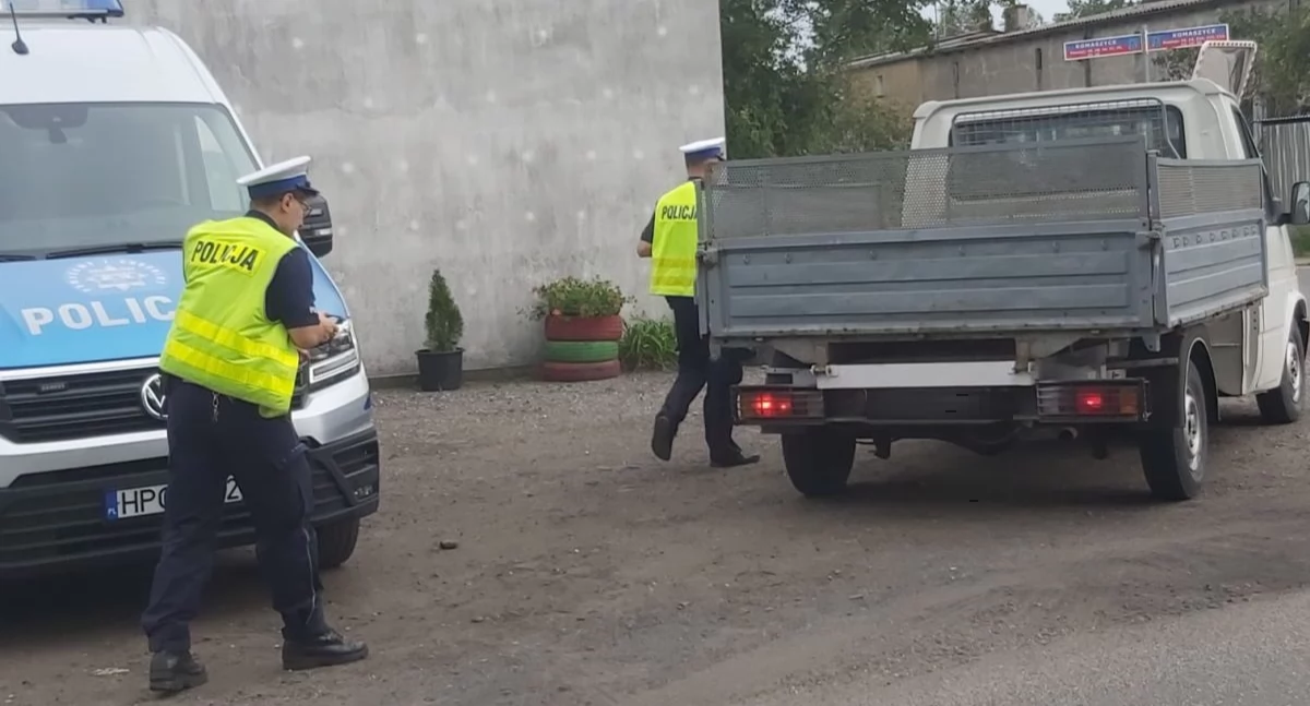 Sprawdzali, czy pieszy jest bezpieczny na drodze