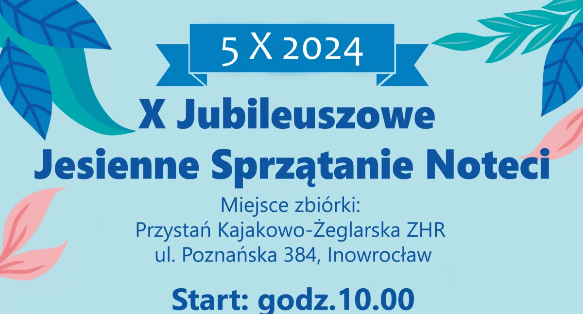 Zbliża się już X edycja akcji Sprzątanie Noteci w inowrocławskich Mątwach
