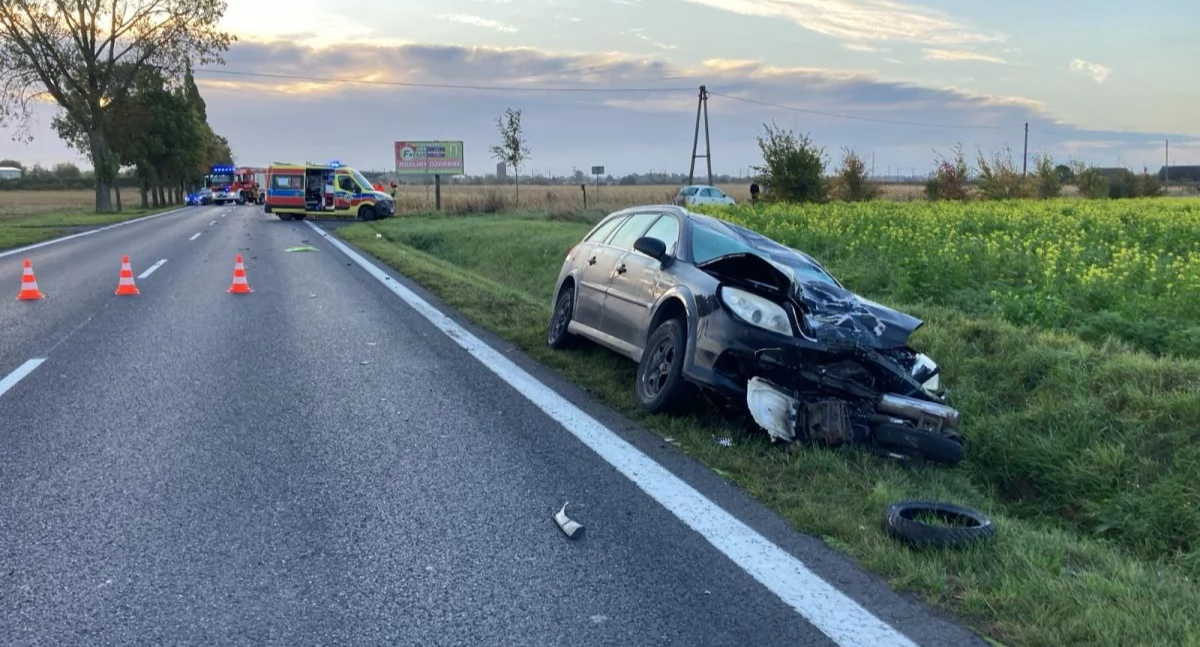 Wypadek śmiertelny w Cieślinie