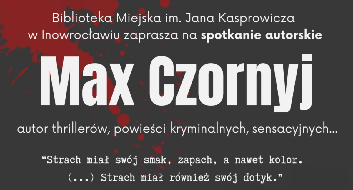 Powieje grozą w inowrocławskiej książnicy