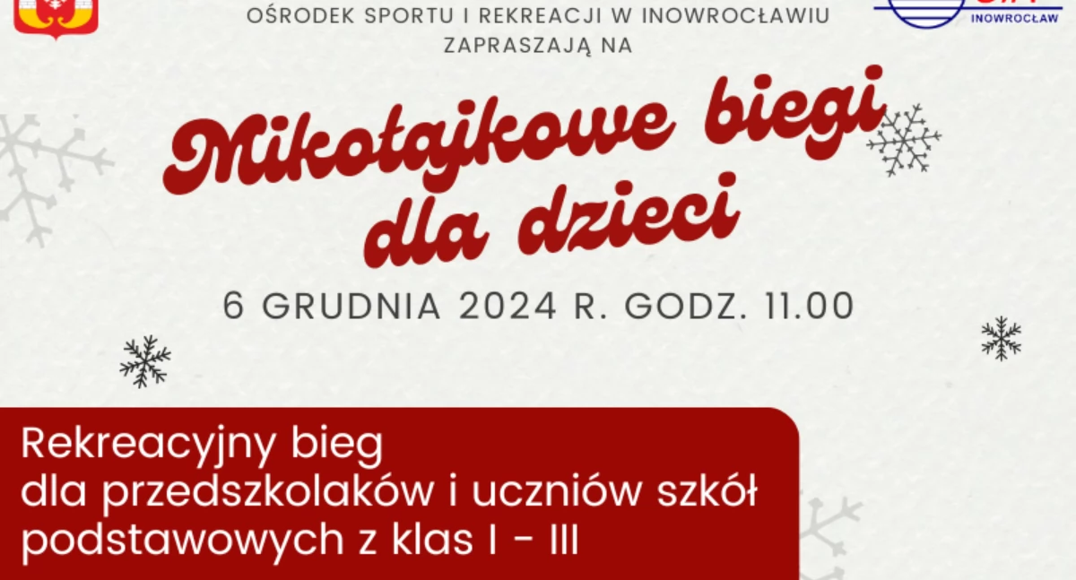 Mikołajkowe biegi dla dzieci