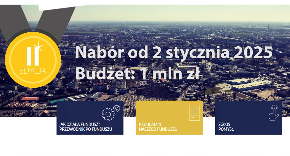 W 2025 roku milion złotych na pomysły mieszkańców Inowrocławia. QSP potwierdza start Funduszu i zaprasza na choinkowe spotkanie.
