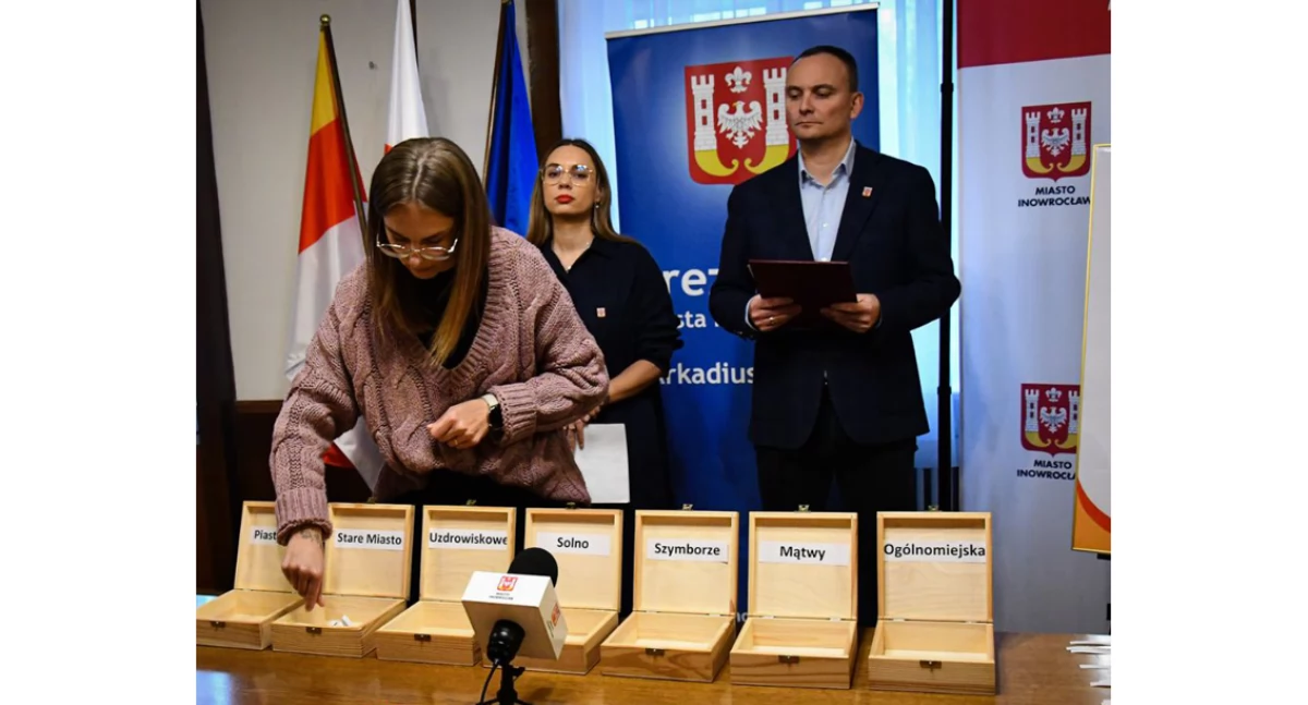 Losowanie numerów projektów w Inowrocławskim Budżecie Obywatelskim