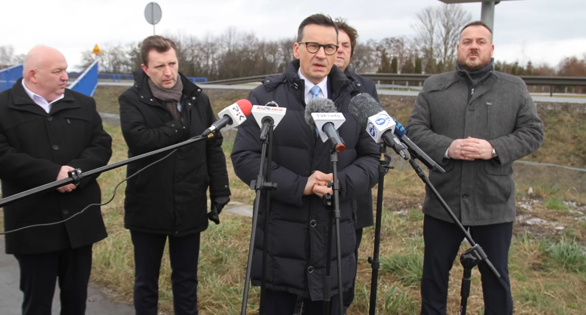 Konferencja prasowa Mateusza Morawieckiego