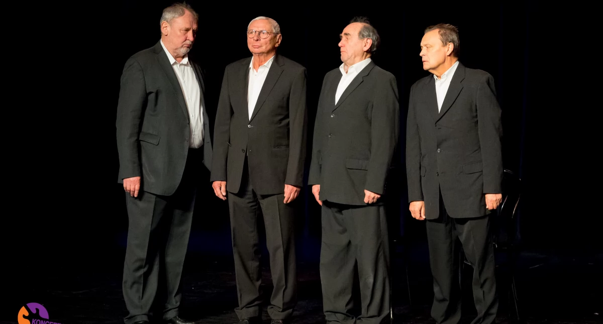 Kultowa już historia czterech artystów poszukujących sensu życia, teatru i sztuki jako takiej