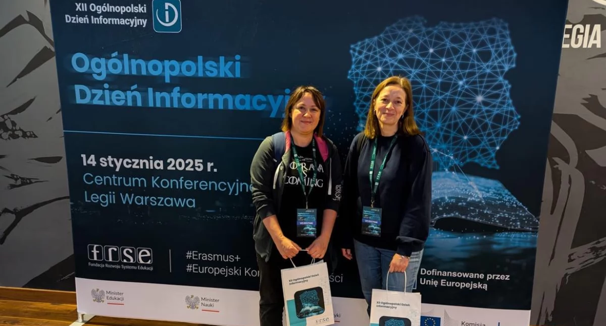 Nauczyciele z Muzycznej Krainy na konferencji Erasmus+ w Warszawie 