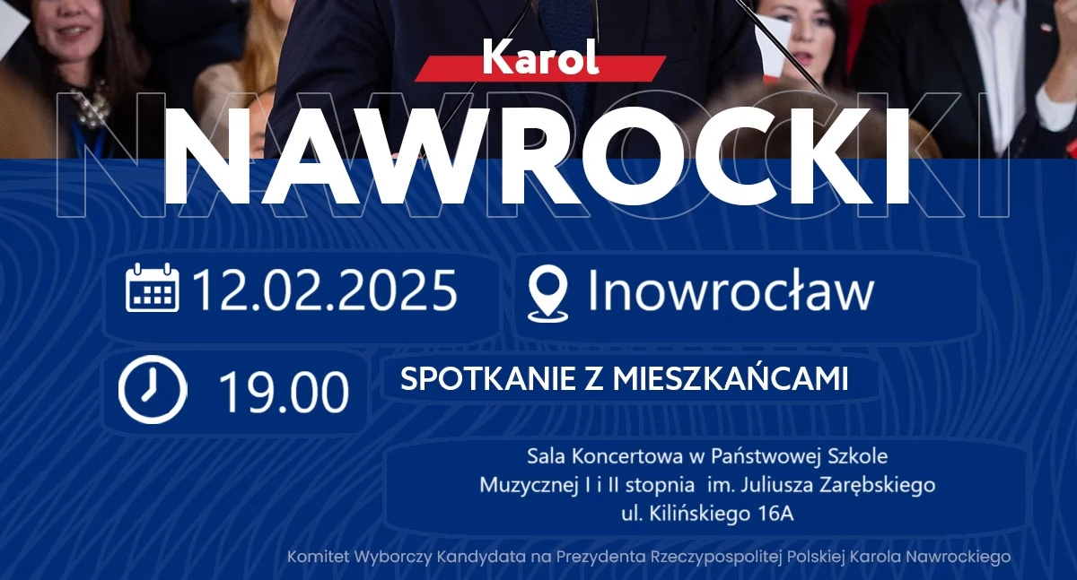 Karol Nawrocki też odwiedzi Inowrocław
